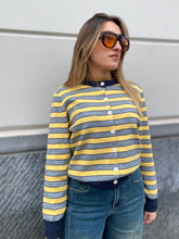 Cardigan a righe 1298