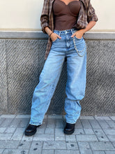 Jeans balloon lavaggio chiaro 5016