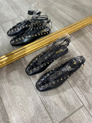 Ballerine con stringhe YY04