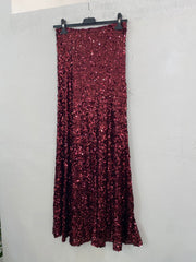 Gonna lunga in paillettes 6658