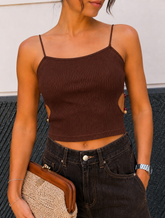 Top in filo con pietre 090018