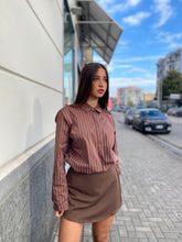 Camicia oversize a righe 50320