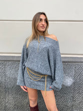 Maxipull in maglia corto 7726