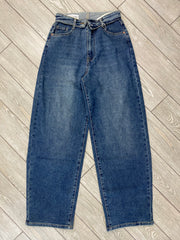 Jeans balloon bustino risvoltato 9293