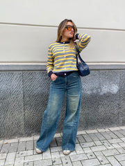 Cardigan a righe 1298