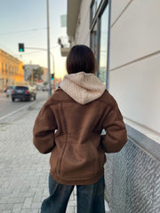 Montone con ecopelliccia 9337