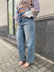 Jeans balloon sabbiato 3923