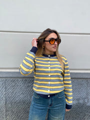 Cardigan a righe 1298