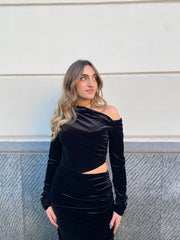 Abito lungo in ciniglia 13526