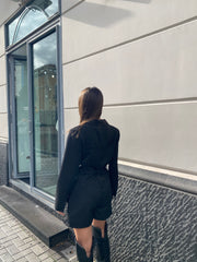 Tutina blazer con cintura 618