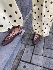 Ballerine con stringhe YY04