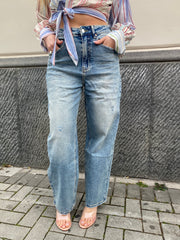 Jeans balloon sabbiato 3923