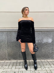 Abito corto in ciniglia 133975