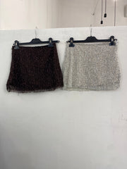 Mini gonna velo e paillettes 5738