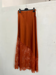 Gonna in raso e pizzo 7250