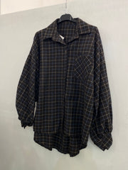 Camicia in flanella oversize 24616