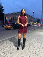 Abito corto con paillettes 27463