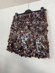 Mini gonna in paillettes 112606