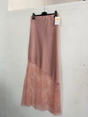 Gonna in raso e pizzo 7250