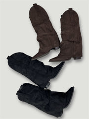 Camperos in camoscio A216