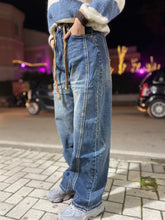 Jeans balloon sabbiato 158