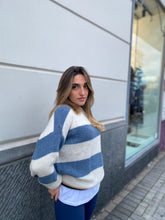 Maglione a righe larghe 3110