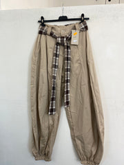 Pantalone balloon con finta camicia 96880