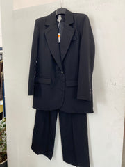 Tailleur Grace con pantalone palazzo e blazer oversize 11088