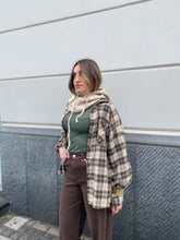 Camicia in flanella oversize 24616