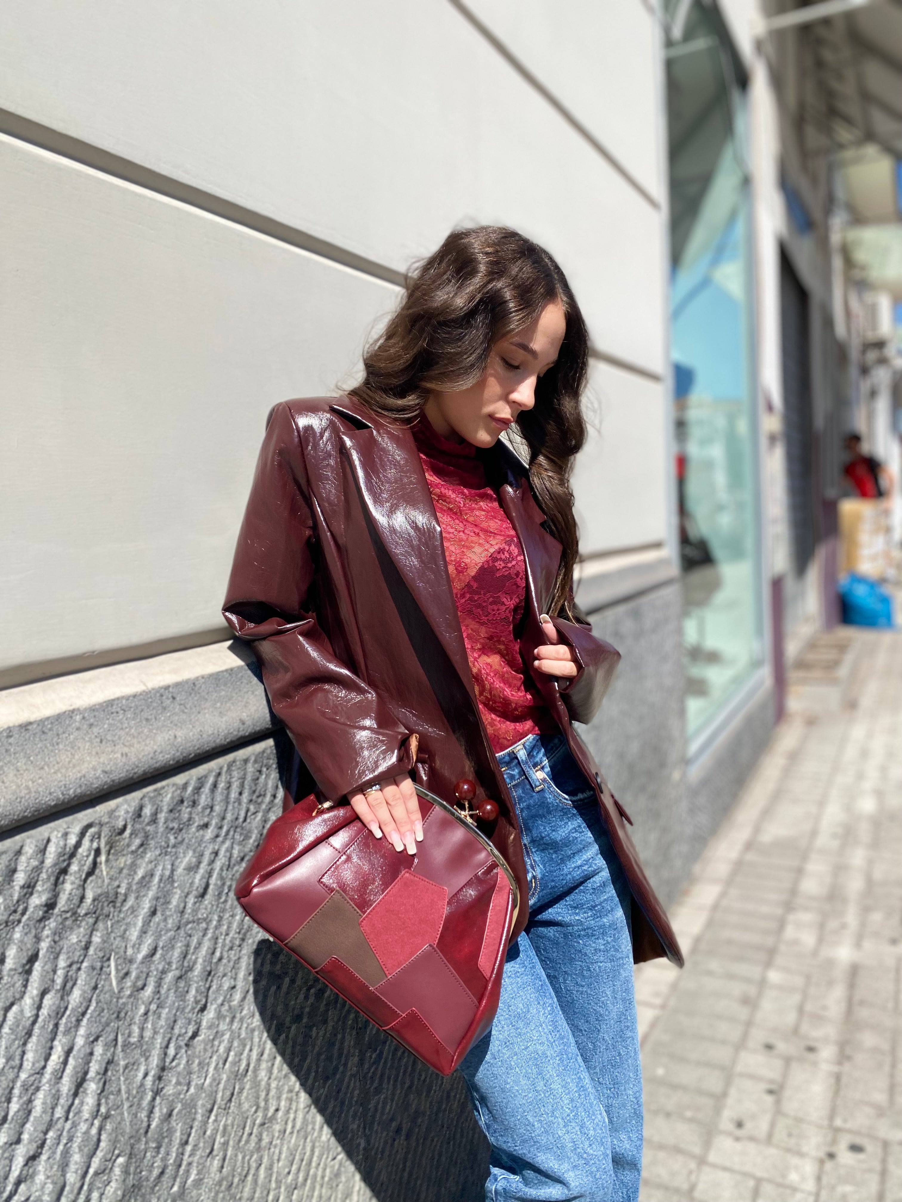 Blazer in vernice 5181