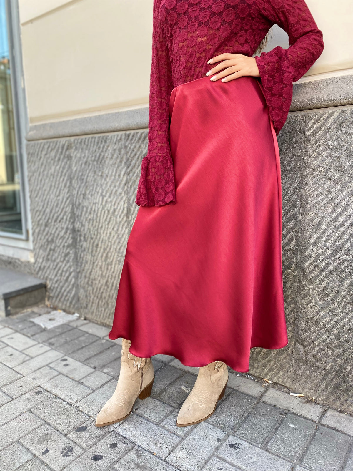 Gonna satin 1166