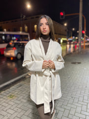 Cappottino con cintura 6758