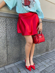 Gonna in raso (3 colori)