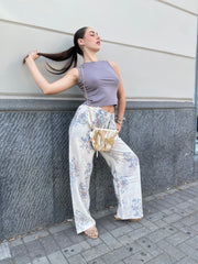 Pantalone fiori