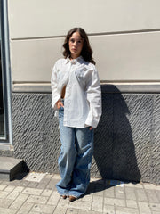 Camicia con applicazioni gioiello 750