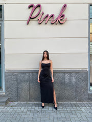 Abito lungo scollato dietro 9960