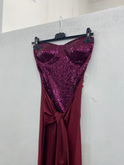 Long dress con paillettes 2035