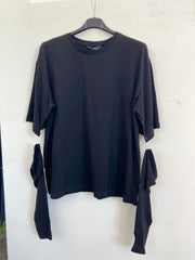 T-shirt con manicotti 366783
