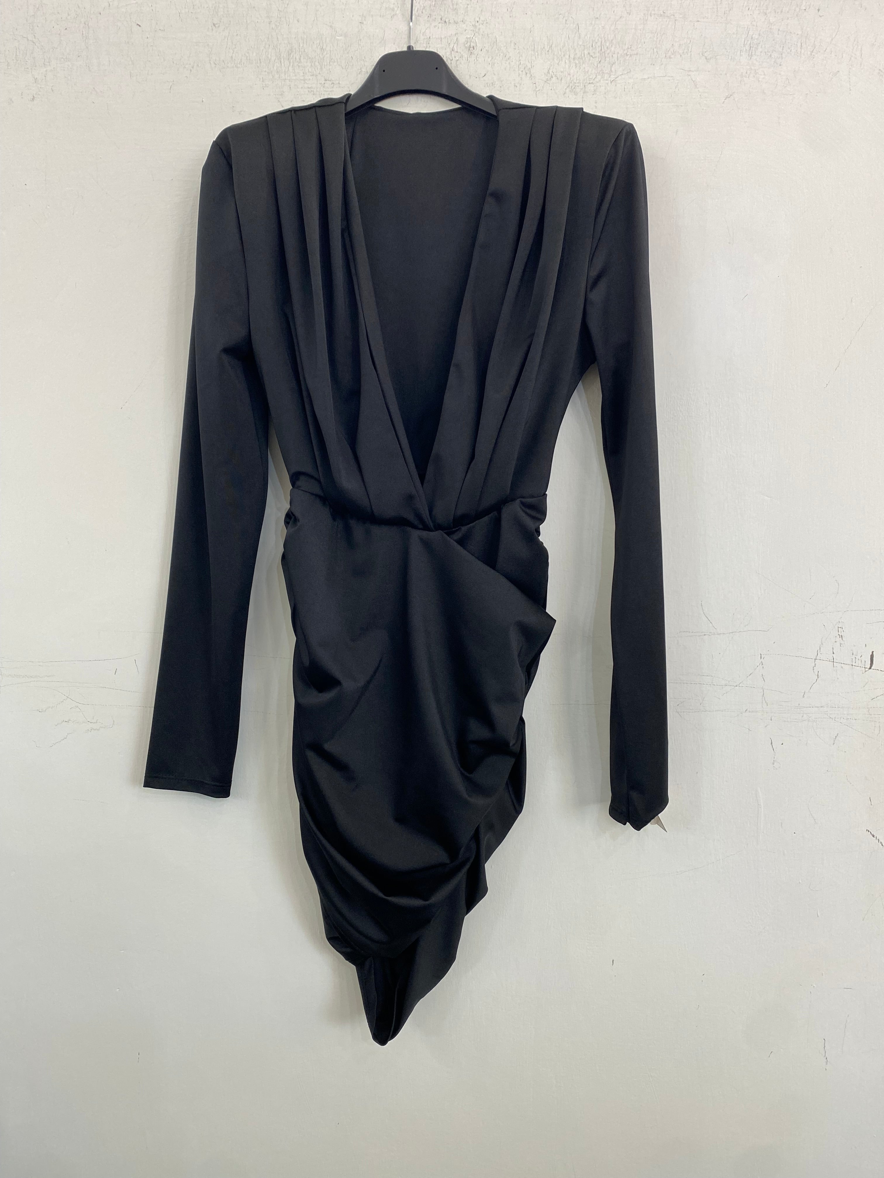 Abito in lycra con drappeggi 27388