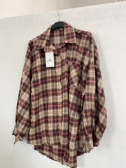 Camicia flanella oversize 24616