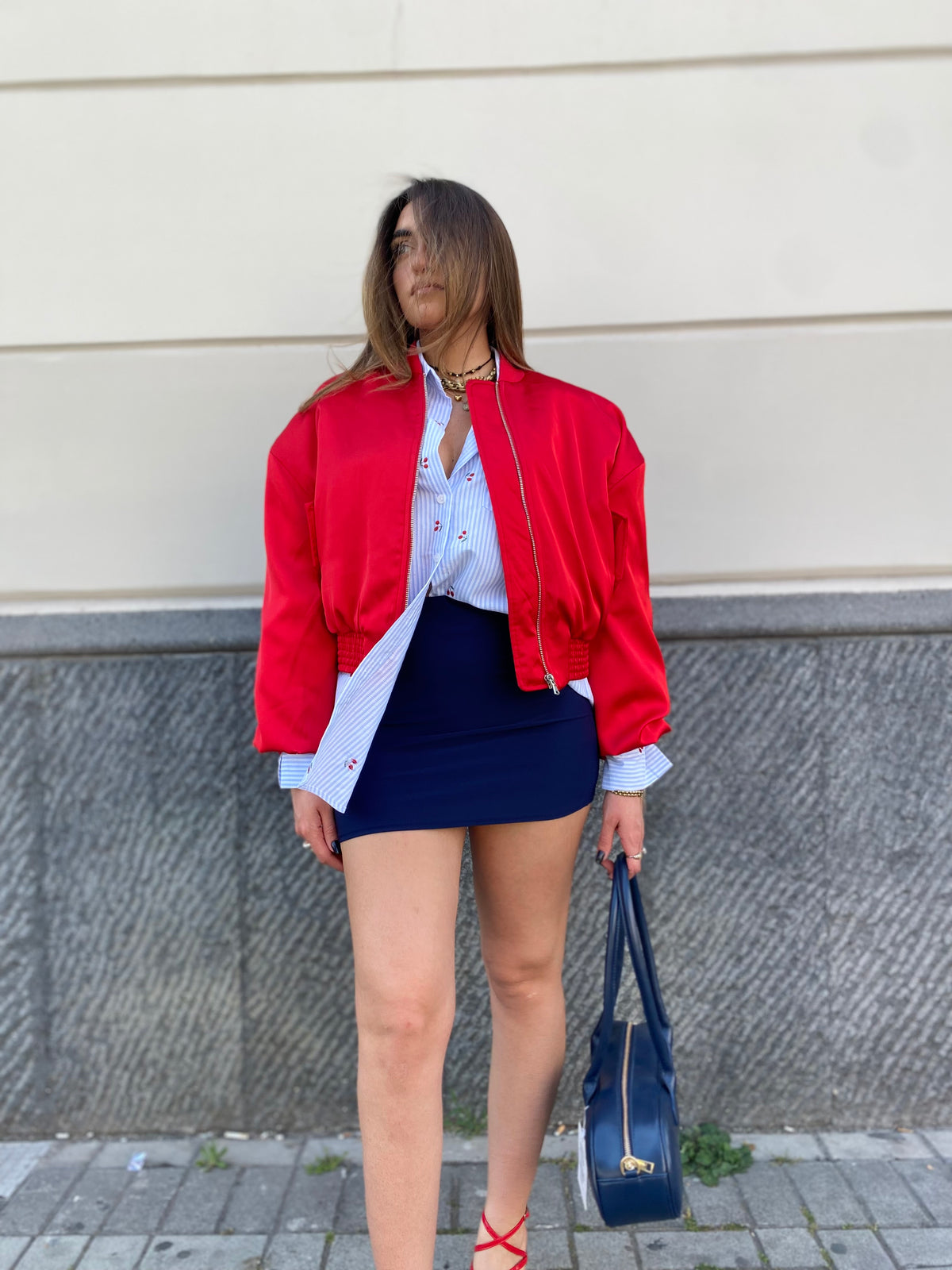 Bomber crop Lumina 5159