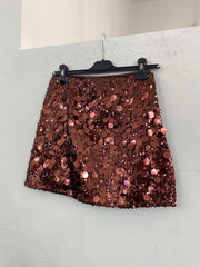 Mini gonna di paillettes 25043