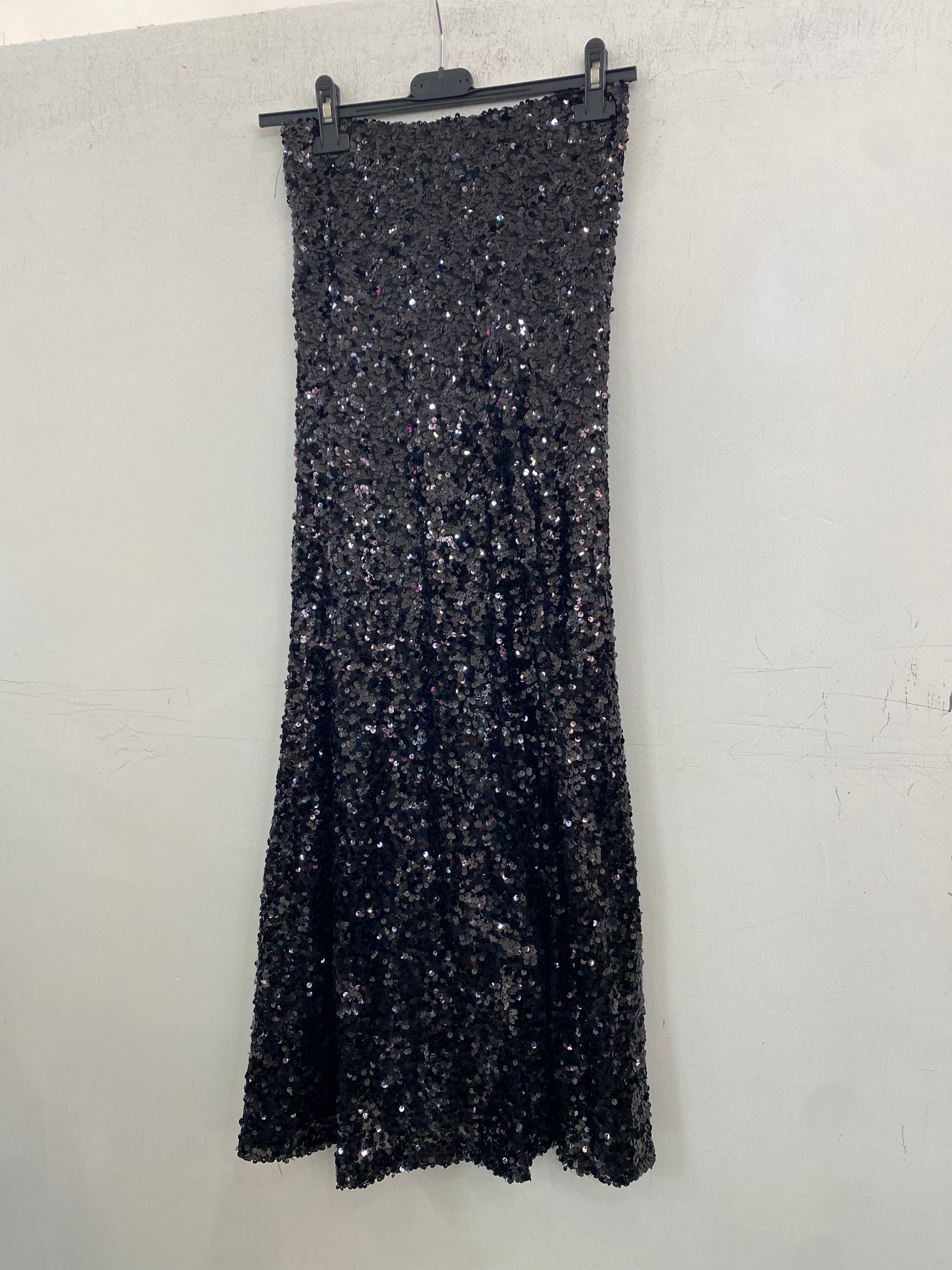 Gonna lunga in paillettes 6658