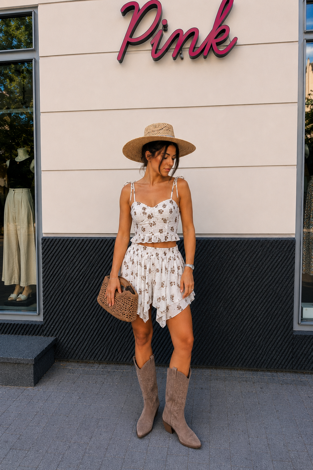 Coordinato pizzo sangallo 97398