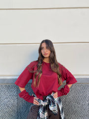 T-shirt con manicotti 366783