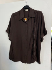 Camicia effetto lino 10631