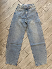Jeans carpenter sabbiato con brillantini 8827