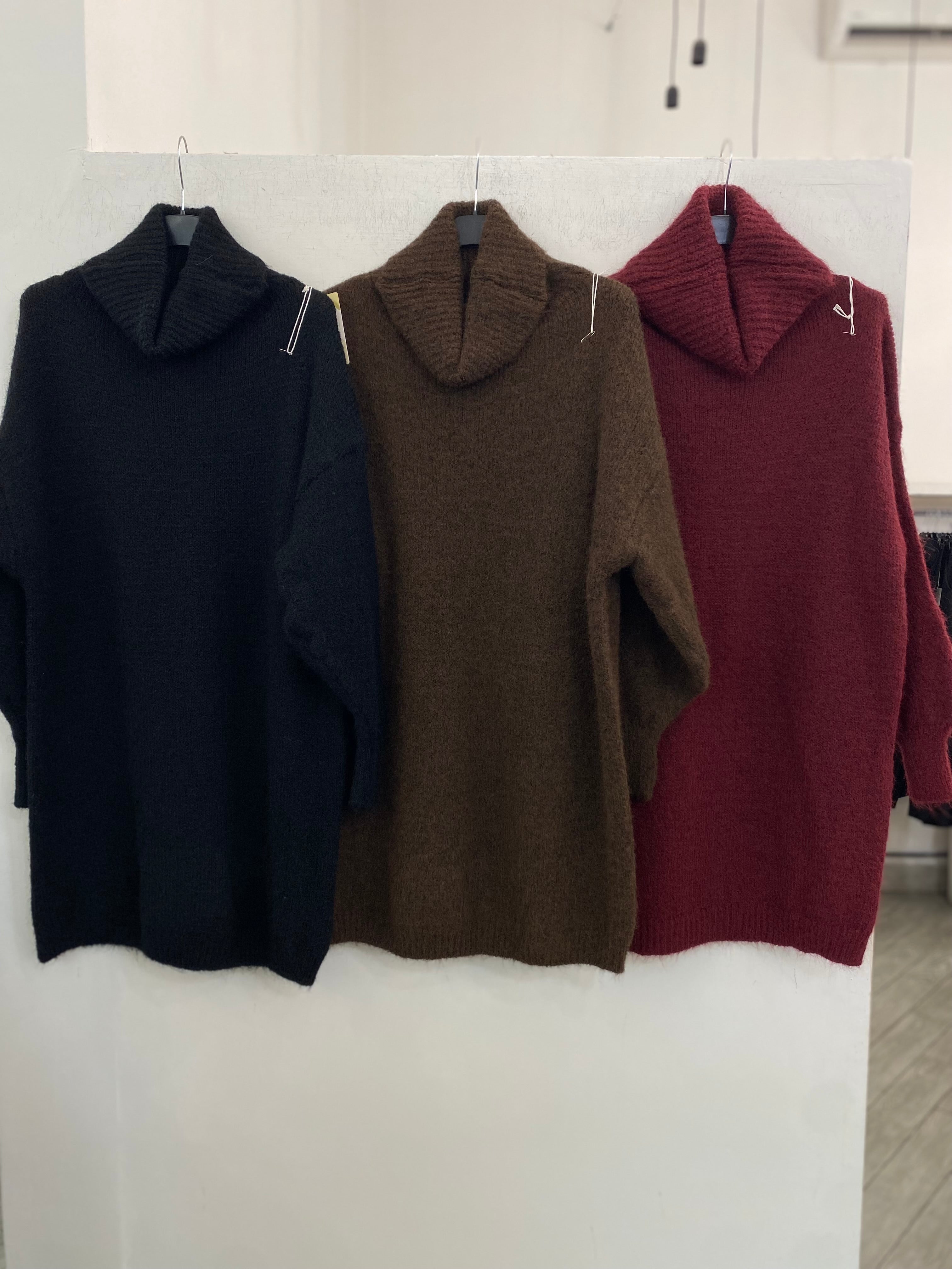 Maxipull abito di maglia 3087