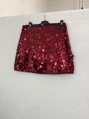 Mini gonna di paillettes 25043