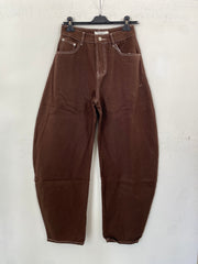 Jeans balloon marrone 2050